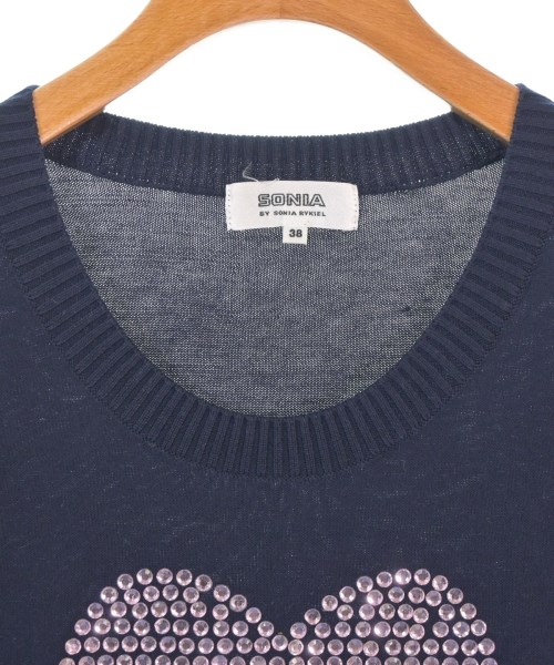 SONIA BY SONIA RYKIEL（ソニアバイソニアリキエル）ニット・セーター 紺 サイズ:38(S位) レディース/2200664466015