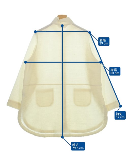 TANAKAのSHIRT（タナカノシャツ）カジュアルシャツ 白 サイズ:M レディース/2200628570123