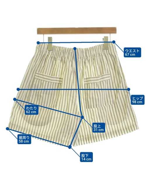 TEKLA（テクラ）ショートパンツ 白 サイズ:S レディース/2200641925160