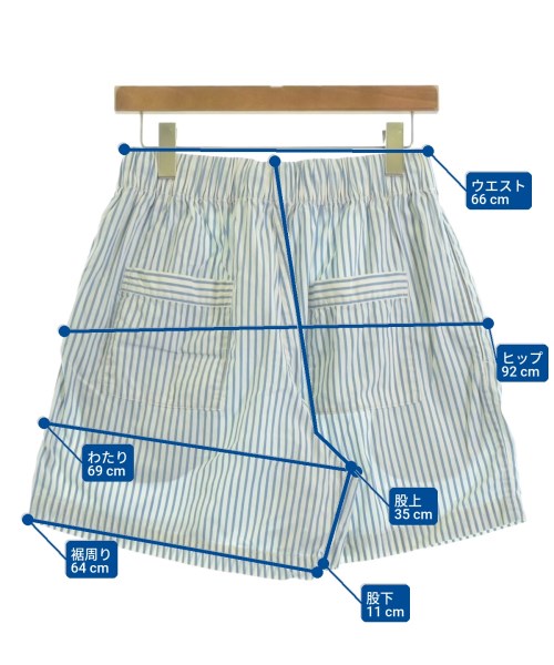 TEKLA（テクラ）ショートパンツ 白 サイズ:M レディース/2200641925177