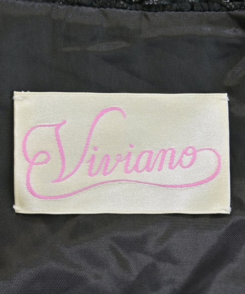 VIVIANO（ヴィヴィアーノ）ノーカラージャケット 黒 サイズ:S レディース/2200679162018