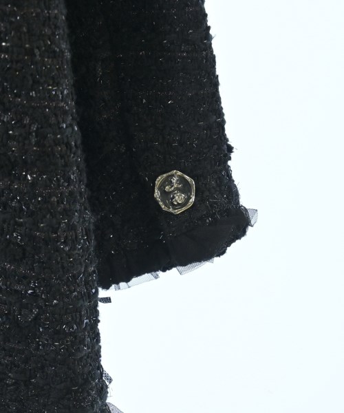 VIVIANO（ヴィヴィアーノ）ノーカラージャケット 黒 サイズ:S レディース/2200679162018