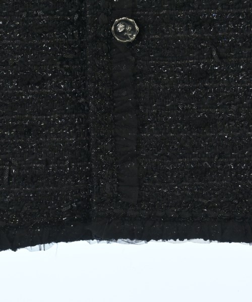 VIVIANO（ヴィヴィアーノ）ノーカラージャケット 黒 サイズ:S レディース/2200679162018