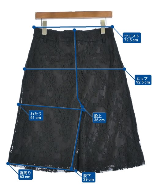 VIVIANO（ヴィヴィアーノ）ショートパンツ 黒 サイズ:M レディース/2200693784050