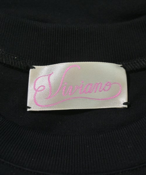 VIVIANO（ヴィヴィアーノ）Tシャツ・カットソー 黒 サイズ:M レディース/2200722275108