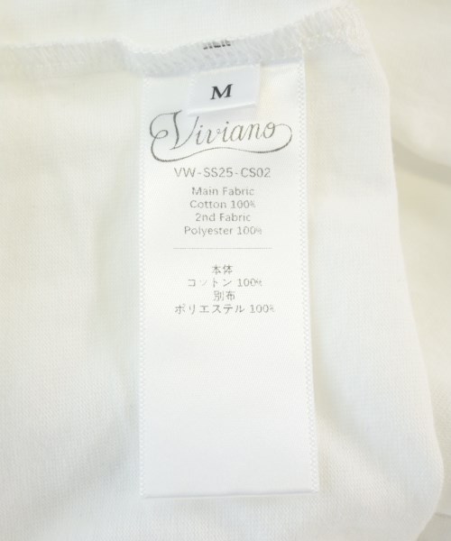 VIVIANO（ヴィヴィアーノ）Tシャツ・カットソー 白 サイズ:M レディース/2200723503064