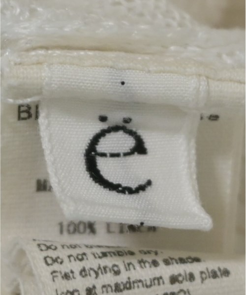 yo BIOTOP（ヨビオトープ）ベスト/ノースリーブ 白 サイズ:F レディース/2200612325081