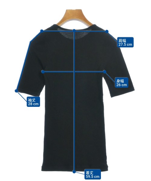 yo BIOTOP（ヨビオトープ）Tシャツ・カットソー 黒 サイズ:F レディース/2200612325104