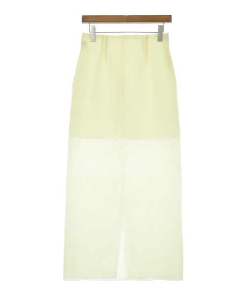 yo BIOTOP(ヨビオトープ)ロング・マキシ丈スカート 白 サイズ:2(M位)/2200653372051