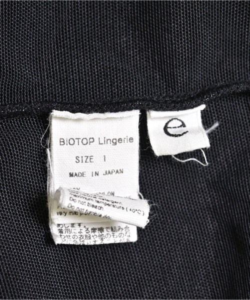 yo BIOTOP（ヨビオトープ）Tシャツ・カットソー 黒 サイズ:1(S位) レディース/2200682893053