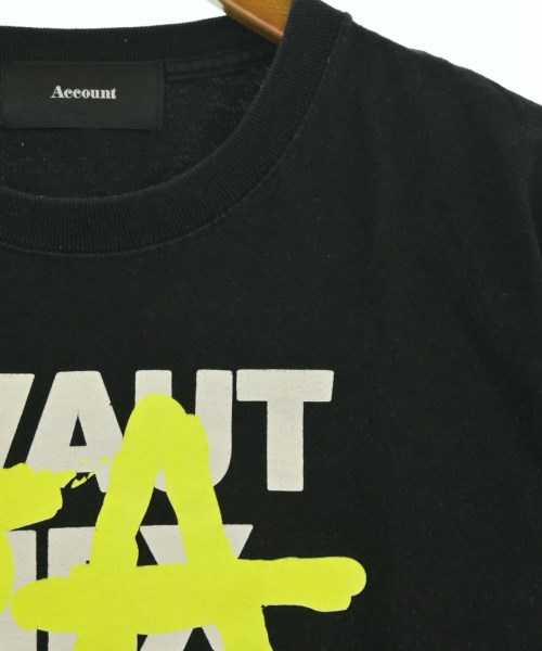 Account（アカウント）Tシャツ・カットソー 黒 サイズ:-(L位) レディース/2200690541076
