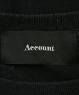 Account（アカウント）Tシャツ・カットソー 黒 サイズ:-(L位) レディース/2200690541076