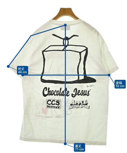APPLE BUTTER STORE（アップルバターストア）Tシャツ・カットソー 白 サイズ:L メンズ/2200654403037