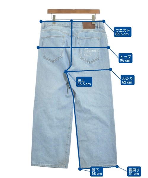backsideclub（バックサイドクラブ）デニムパンツ 青 サイズ:L メンズ/2200664946036