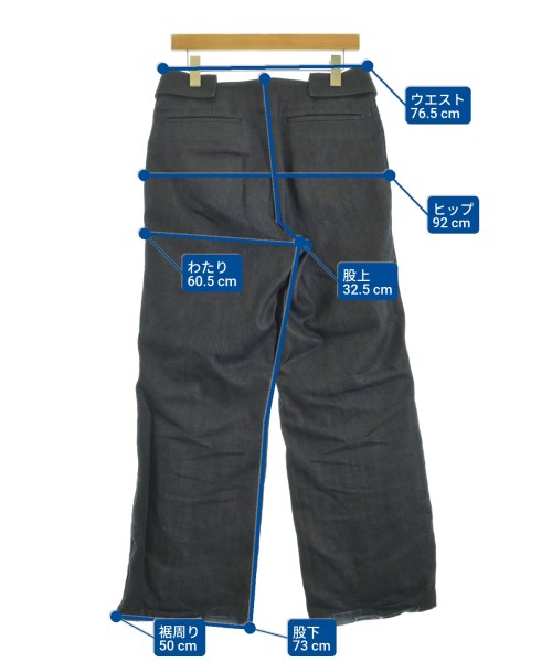 BIBLIOTHERK（ビブリオテーク）デニムパンツ 紺 サイズ:-(M位) メンズ/2200674639010