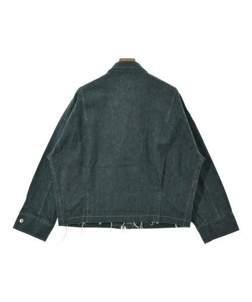 BIBLIOTHERK（ビブリオテーク）デニムジャケット 緑 サイズ:2(M位) メンズ/2200657638016