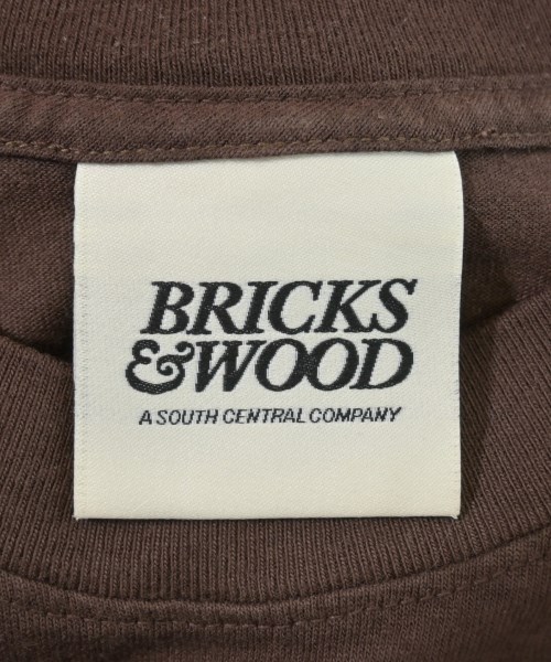 BRICKS & WOOD（ブリックスアンドウッド）Tシャツ・カットソー 茶 サイズ:L メンズ/2200621785029