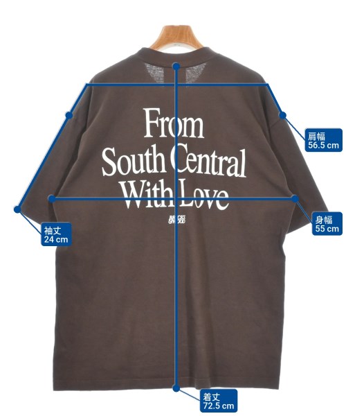 BRICKS & WOOD（ブリックスアンドウッド）Tシャツ・カットソー 茶 サイズ:L メンズ/2200621785029