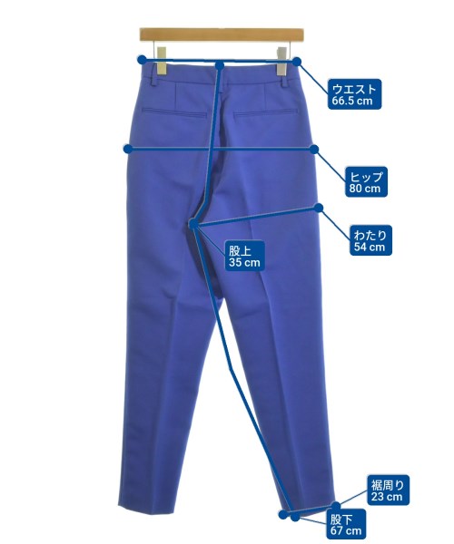 CALMER（カルメール）スラックス 青 サイズ:1(S位) レディース/2200642474025