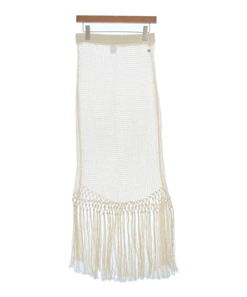 CALMER(カルメール)ロング・マキシ丈スカート 白 サイズ:-(M位)/2200672871092