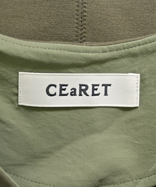 CEaRET（シーレット）Tシャツ・カットソー カーキ サイズ:2(M位) レディース/2200658107078