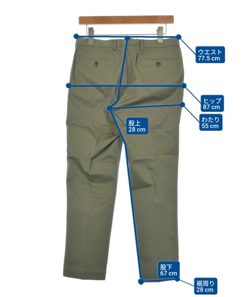 D.C.WHITE（ディーシーホワイト）スラックス カーキ サイズ:46(M位) メンズ/2200532037439