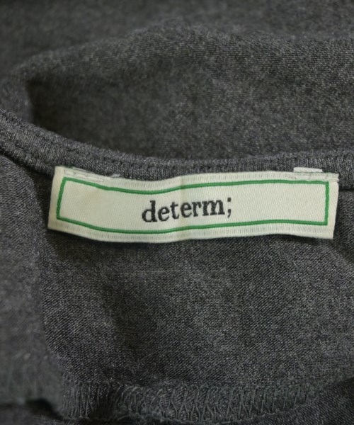 determ;（デターム）Tシャツ・カットソー グレー サイズ:2(M位) レディース/2200716229049