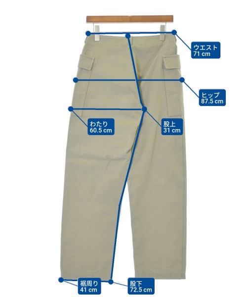 El mar（エルマール）カーゴパンツ カーキ サイズ:M レディース/2200652694055