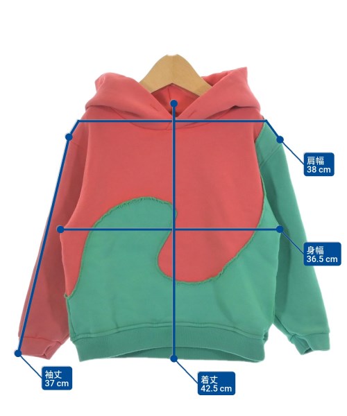 ERL（イーアールエル）パーカー 赤 サイズ:110(5T-6T) キッズ/2200627546112