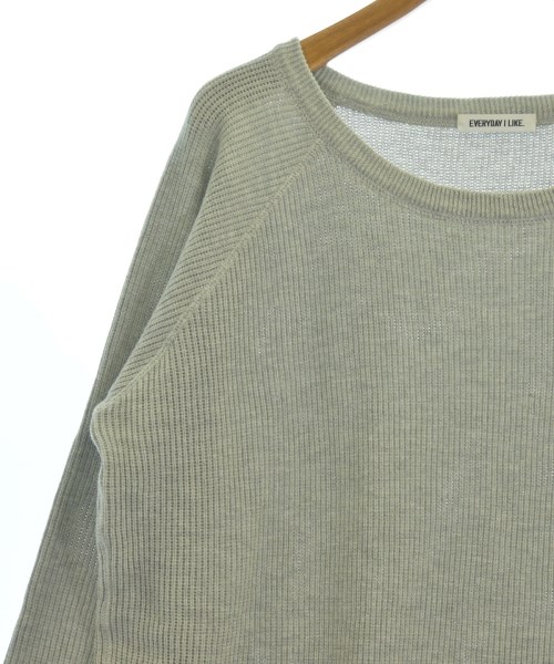 EVERYDAY I LIKE（エブリデイアイライク）ニット・セーター グレー サイズ:F レディース/2200621392036