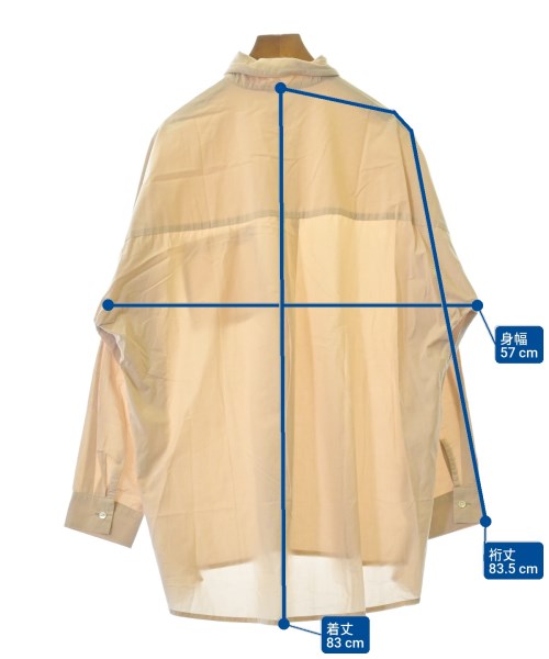 EVERYDAY I LIKE（エブリデイアイライク）カジュアルシャツ ベージュ サイズ:F レディース/2200621392043