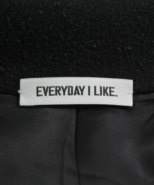 EVERYDAY I LIKE（エブリデイアイライク）チェスターコート 黒 サイズ:F レディース/2200625232017