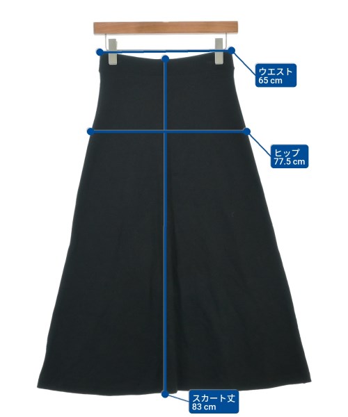 EVERYDAY I LIKE（エブリデイアイライク）ロング・マキシ丈スカート 黒 サイズ:36(S位) レディース/2200629074026