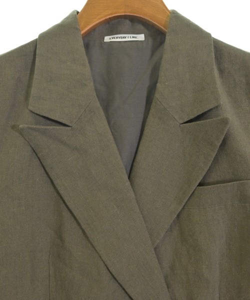 EVERYDAY I LIKE（エブリデイアイライク）カジュアルジャケット カーキ サイズ:36(S位) レディース/2200635158017