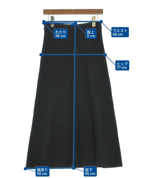 EVERYDAY I LIKE（エブリデイアイライク）ロング・マキシ丈スカート 黒 サイズ:-(M位) レディース/2200632807048