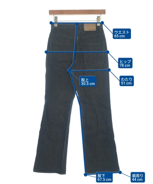 EVERYDAY I LIKE（エブリデイアイライク）デニムパンツ 黒 サイズ:34(XS位) レディース/2200639867069