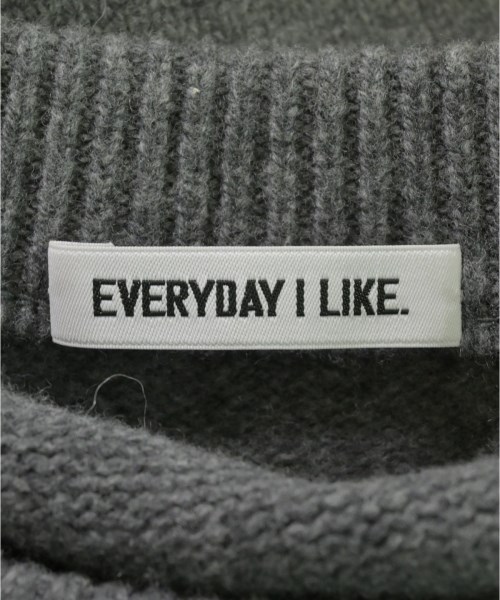 EVERYDAY I LIKE（エブリデイアイライク）ニット・セーター グレー サイズ:F レディース/2200630517086