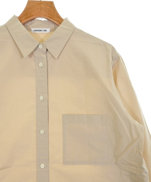 EVERYDAY I LIKE（エブリデイアイライク）カジュアルシャツ ベージュ サイズ:F レディース/2200643372016