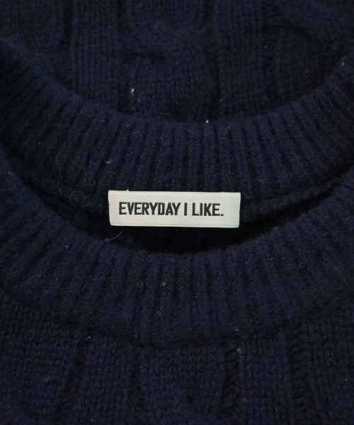 EVERYDAY I LIKE（エブリデイアイライク）ニット・セーター 紺 サイズ:F レディース/2200631818090