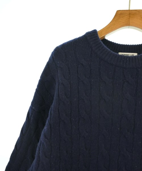 EVERYDAY I LIKE（エブリデイアイライク）ニット・セーター 紺 サイズ:F レディース/2200631818090