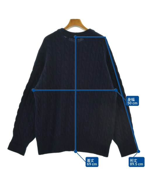 EVERYDAY I LIKE（エブリデイアイライク）ニット・セーター 紺 サイズ:F レディース/2200631818090