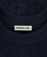 EVERYDAY I LIKE（エブリデイアイライク）ニット・セーター 紺 サイズ:F レディース/2200631818090