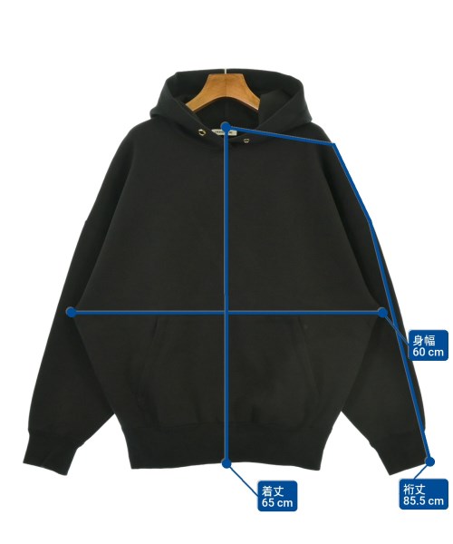 EVERYDAY I LIKE（エブリデイアイライク）パーカー 黒 サイズ:F レディース/2200610833113