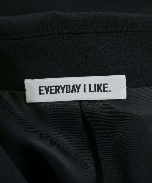 EVERYDAY I LIKE（エブリデイアイライク）カジュアルジャケット 黒 サイズ:36(S位) レディース/2200622483030