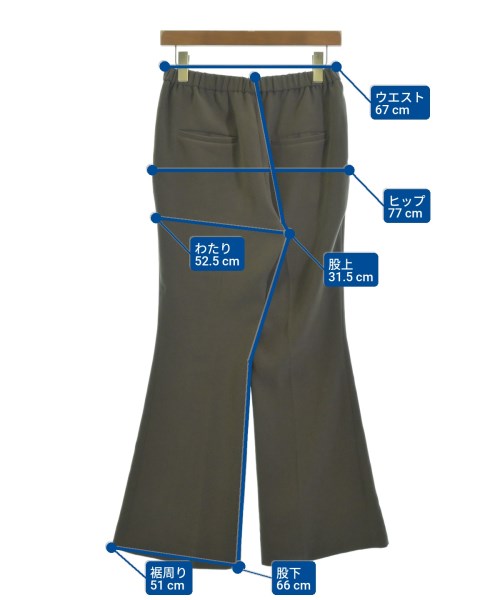 EVERYDAY I LIKE（エブリデイアイライク）スラックス グレー サイズ:36(S位) レディース/2200625345120