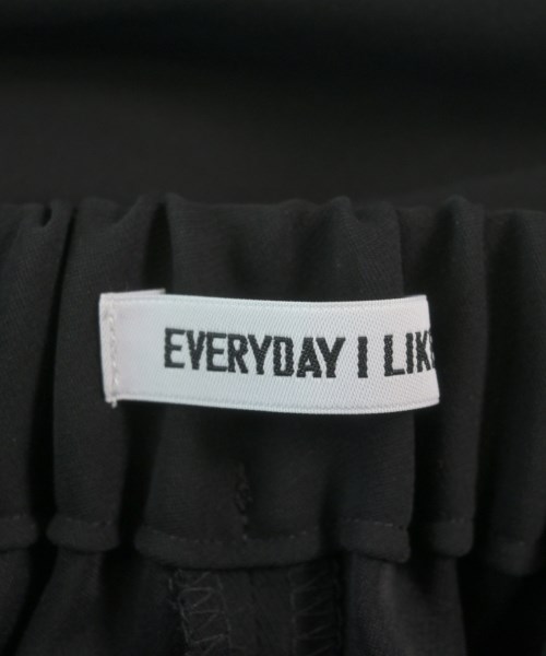 EVERYDAY I LIKE（エブリデイアイライク）スラックス 黒 サイズ:34(XS位) レディース/2200617956075