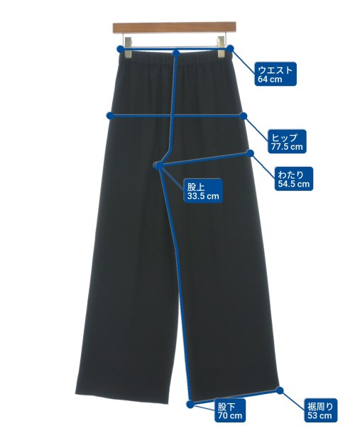 EVERYDAY I LIKE（エブリデイアイライク）スラックス 黒 サイズ:34(XS位) レディース/2200617956075