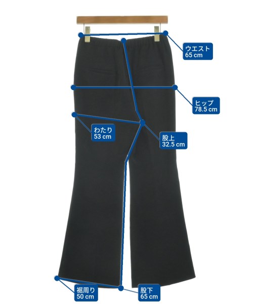 EVERYDAY I LIKE（エブリデイアイライク）スラックス 黒 サイズ:36(S位) レディース/2200630643136