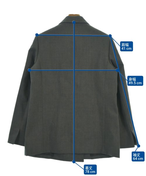 EVERYDAY I LIKE（エブリデイアイライク）テーラードジャケット グレー サイズ:38(M位) レディース/2200632722013