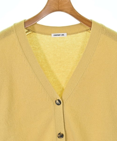 EVERYDAY I LIKE（エブリデイアイライク）カーディガン 黄 サイズ:F レディース/2200616574010